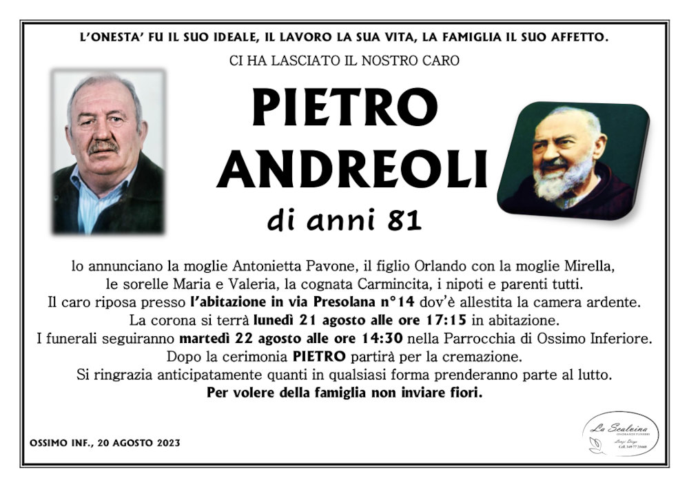 20 agosto 2023: def Pietro Andreoli - Ossimo