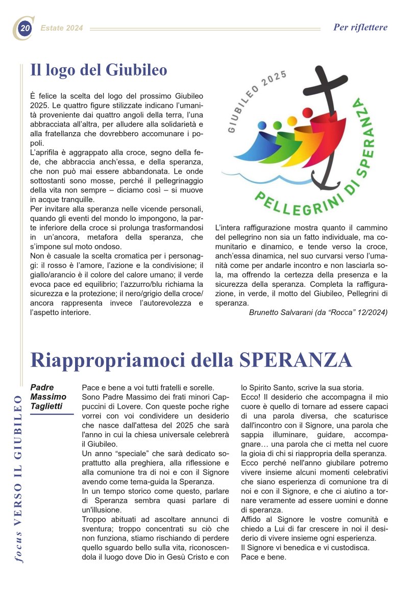 Riappropriamoci della SPERANZA