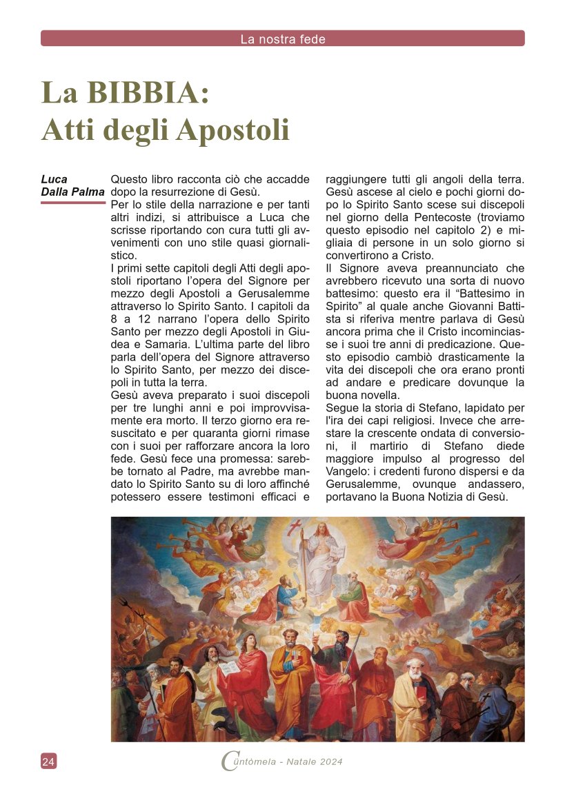 La BIBBIA: Atti degli Apostoli