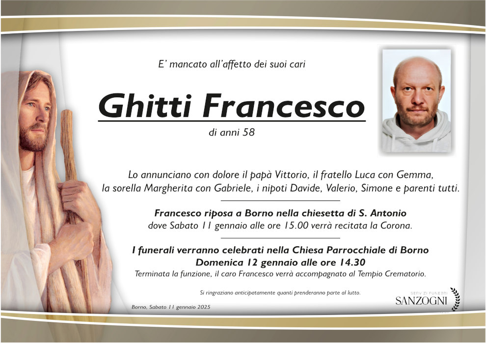 10 gennaio 2025: def Francesco Ghitti - Borno